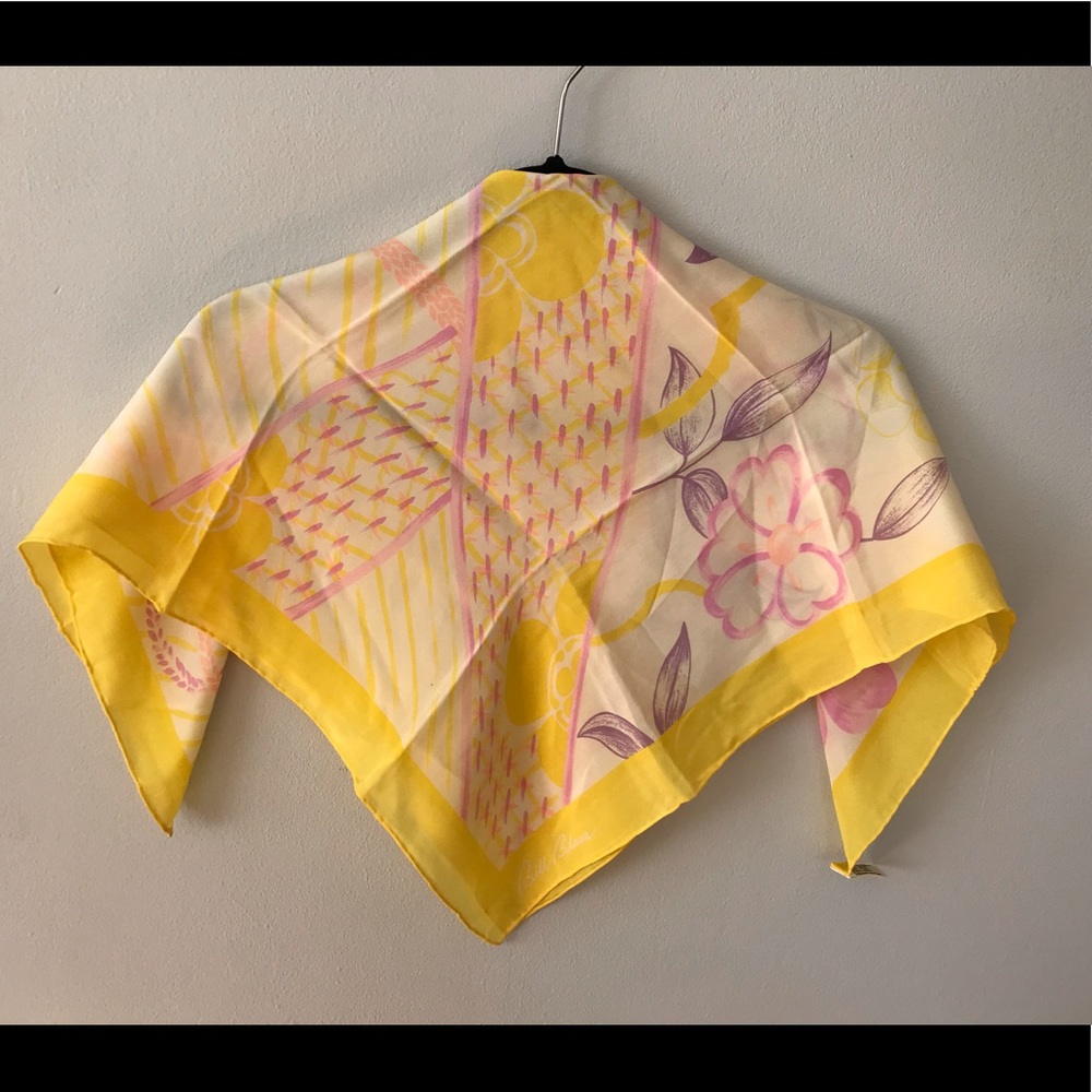 Bill Blass Vintage Silk Scarf